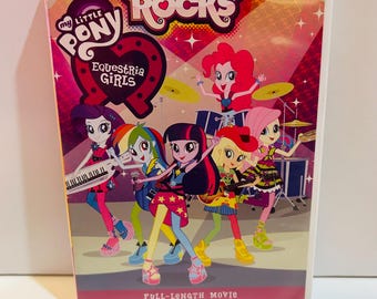 My Little Pony Rainbow Rocks DVD Equestria Girls
