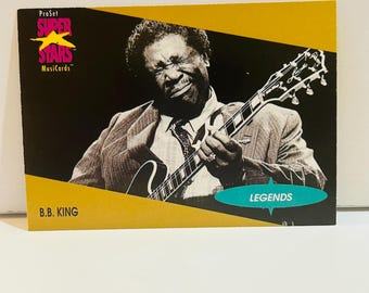 B.B. King #14 1991 Super Stars Trading Card