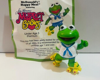Kermit Muppet Babies 1986 Happy Meal Toy
