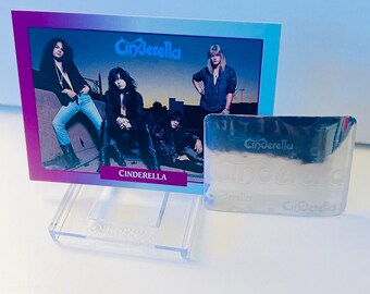 Cinderella 1991 Trading Card and Hologram Sticker