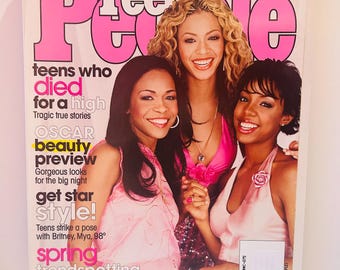 Destiny's Child 2001 Teen People Magazine