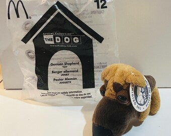 German Shepherd Plush 2004 Happy Meal Toy