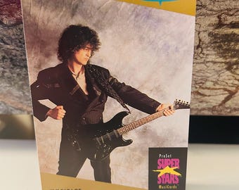 Jimmy Page #17 1991 Super Stars Trading Card