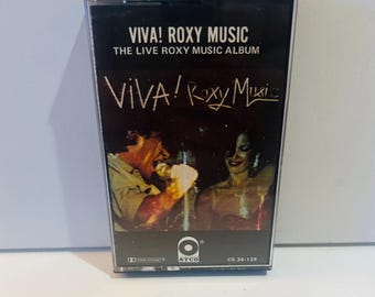 Roxy Music Cassette 1976 Viva The Live Roxy Music Album