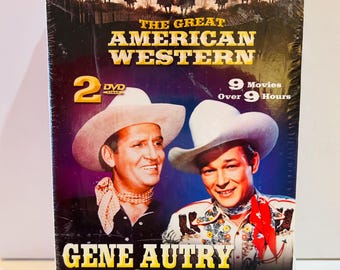 The Great American Western DVD 2003 Sealed, Gene Autry, Roy Rogers