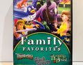 Family Favorites DVD, Thumbelina, Hercules, Black Beauty, Beauty and the Beast