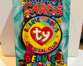 Beanie Babies Box (1999) Storage Container 9.5x5.5x2.5