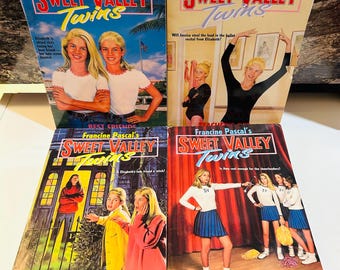Sweet Valley Twins 1-4 1998 Editions - Four Paperback Books