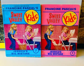 Jessica's Big Mistake Book #7 Sweet Valley Kids (1990 Paperback)