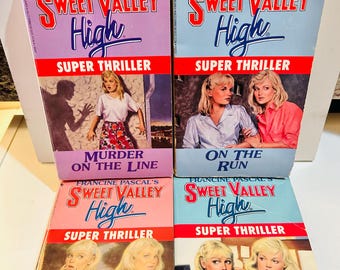 Sweet Valley High Super Thriller Series (Four Books) 1993 Paperbacks