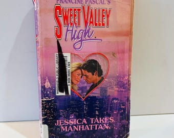 Jessica Takes Manhattan 1997 Paperback Sweet Valley High Library Copy