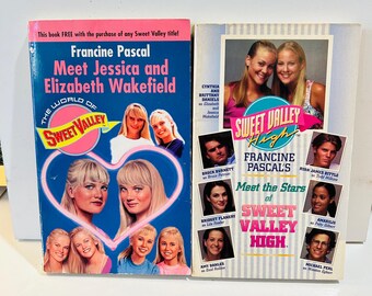 Sweet Valley High (Two Books) 1995 Meet the Stars