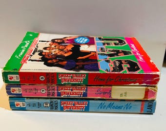 Sweet Valley #8 to #10 University, Three Books (1994) Library Paperbacks