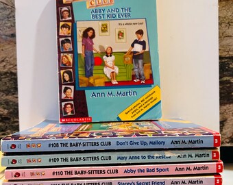 BabySitters Club #108-116 Books (1998) Nine Paperback Books