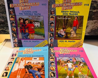 BabySitters Club #117-120 Books (1998) Four Paperback Books