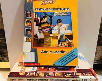 BabySitters Club 89 to 93, 95-97  Books (1995) Eight Library Edition Paperback Books