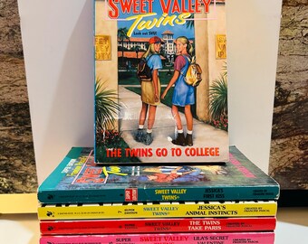 Sweet Valley Twins 1-9 Books Super Editions, Original Covers