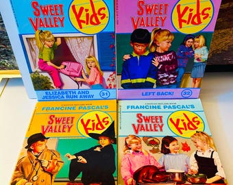 Sweet Valley Kids #31-34 Books Matching Covers (Four Books)