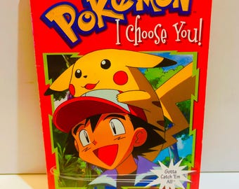 Pokemon Book #1, I Choose You (1999 Paperback)