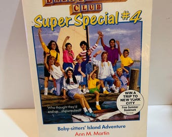 BabySitters Club #4 Baby-sitters' Island Adventure, Super Special (1990) 1st Edition Paperback