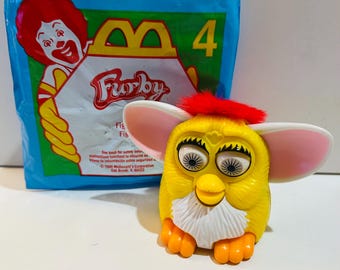 Yellow Furby 1998 Happy Meal Toy