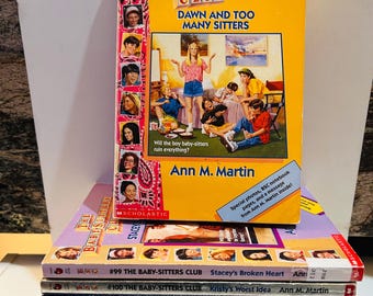 BabySitters Club #98 to 106 Books (1998) Nine Library Edition Paperback Books
