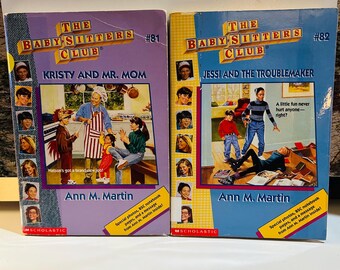 BabySitters Club #81 & #82 (1995) Two Library Edition Paperback Books
