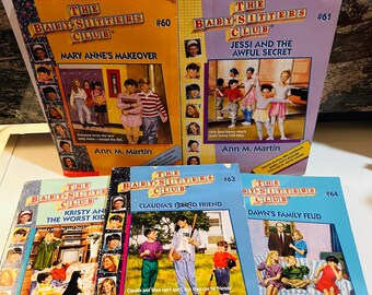 BabySitters Club #60 to #64 Books (1993) Five Paperback Books