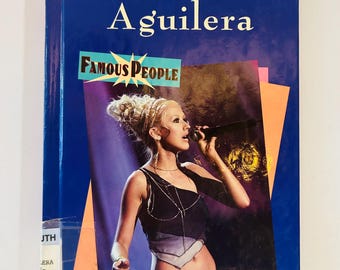 Christina Aguilera Book 6x9 Ex-Library Hardcover Book (2003)