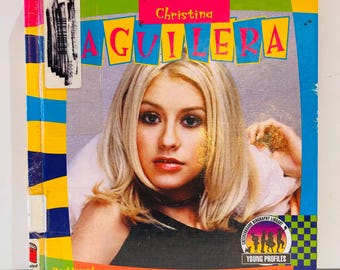 Christina Aguilera Book 8x8 Ex-Library Hardcover Book (2002)