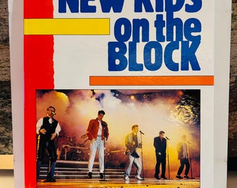 New Kids on the Block Book Hardcover 9x12 (1990)