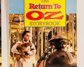 Return to Oz Book 8.5x11 Paperback Book (1985)