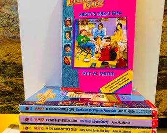 BabySitters Club #1 to #10 Books Starter Set (1986) Ten Paperback Books