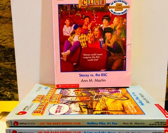 BabySitters Club #80 to #88 Books (1995) Nine Paperback Books
