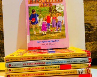 BabySitters Club #70 to 79 (1993) Nine Library Edition Paperback Books