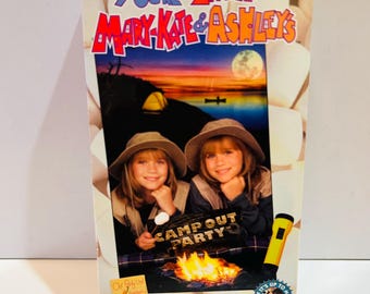 Mary Kate and Ashley VHS Camp Out Party (1998) VHS