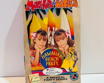 Mary Kate and Ashley VHS Hawaiian Beach Party (1996) VHS