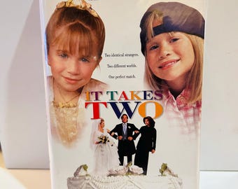 Mary Kate and Ashley VHS It Takes Two (1995) Clamshell VHS