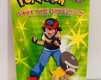 Pokemon Book Save the Shieldon (6x9 Paperback) Level 2