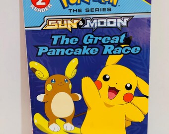 Pokemon Book The Great Pancake Race (6x9 Paperback) Level 2