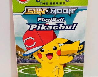 Pokemon Book Play Ball Pikachu (6x9 Paperback) Level 2
