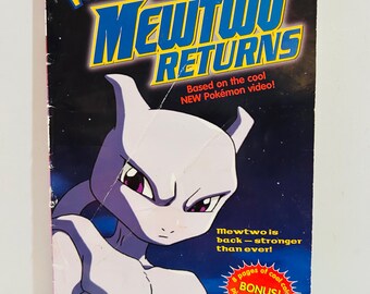 Pokemon Book Mewtwo Returns (5x7.5 Paperback) 2002