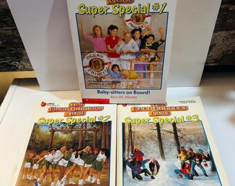 BabySitters Club #1-3 Super Specials, Three Books (1988)