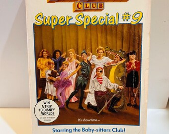 BabySitters Club #9 Starring the Baby-sitters Club! with POSTCARD, Super Special (1992) Paperback