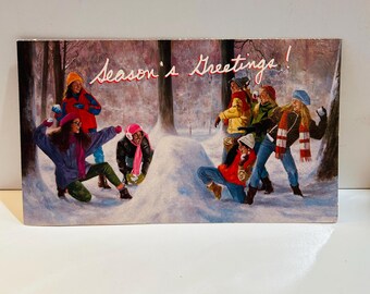 BabySitters Club Holiday Postcard (1989) 4.25 x 7.5
