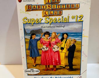 BabySitters Club #12 Here Comes the Bridesmaids!, Super Special (1994) 1st Edition Paperback
