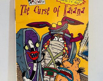 Nickelodeon Aaahh!!! Real Monsters Book The Curse of Katana 1996 Paperback