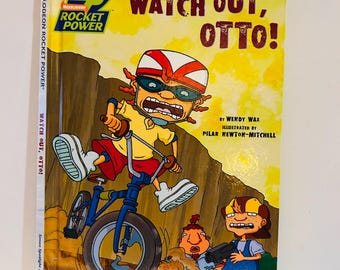 Rocket Power Book 6x8.5 Hardcover, Watch Out Otto! Nickelodeon