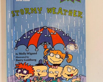 Rugrats Book 6x9 Hardcover, Stormy Weather (2000) Nickelodeon