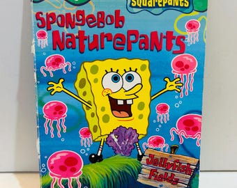 Sponge Bob Squarepants Book 5x7.5 Paperback, Nickelodeon (2001) Nature Pants